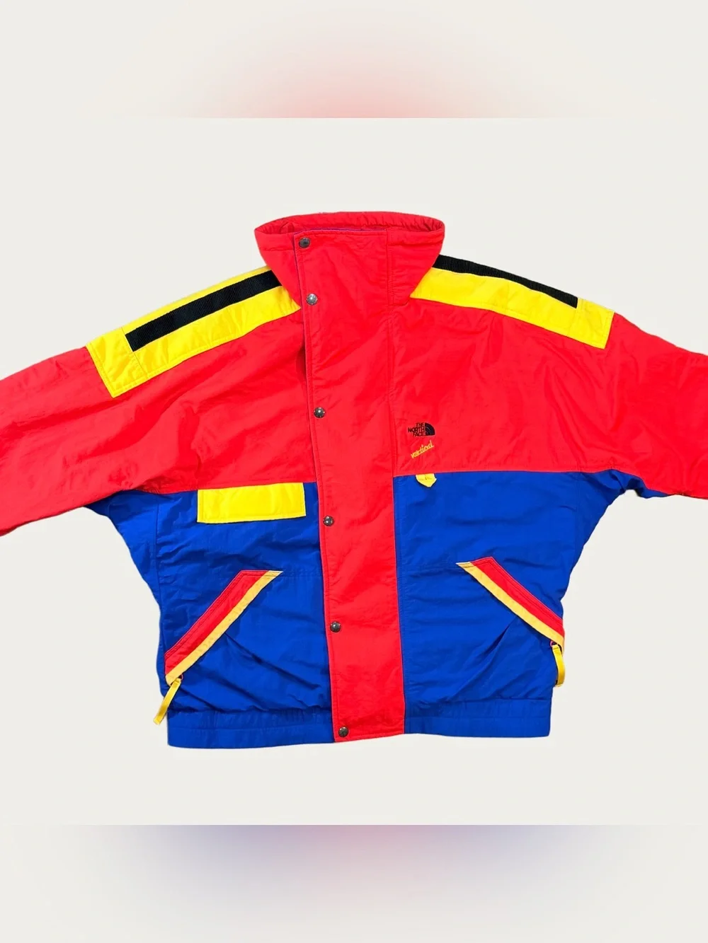 Vintage 90s The North Face Vertical Gore Tex Men's Colour Block Jacket Size M/L